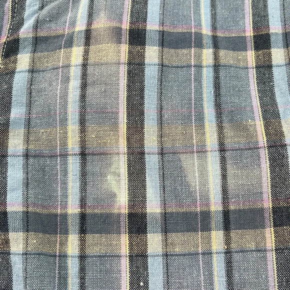 Joseph Abboud Men's blue  plaid shorts size 32 - Picture 2 of 9